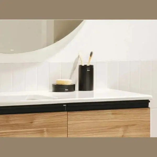 Jabonera Cromada de Encimera GAMA HOTELS ROUND | Diseño Metálico Minimalista para Baño