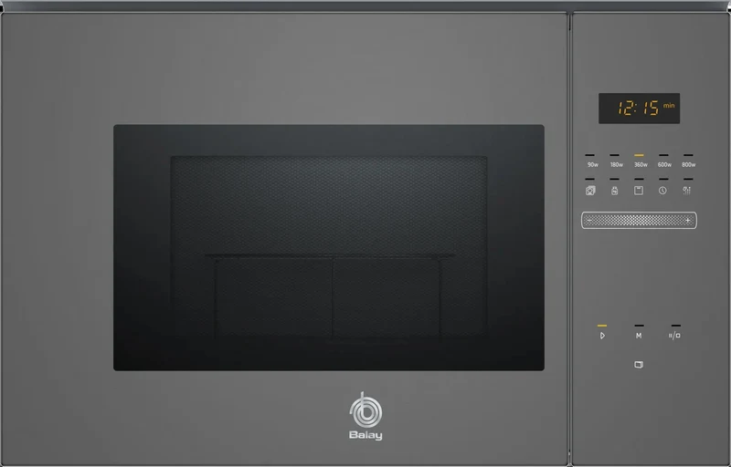 MICROONDAS INTEGRABLE - Balay 3CG5172A2, 1270 W, 5 niveles potencia, 20 l, Gris