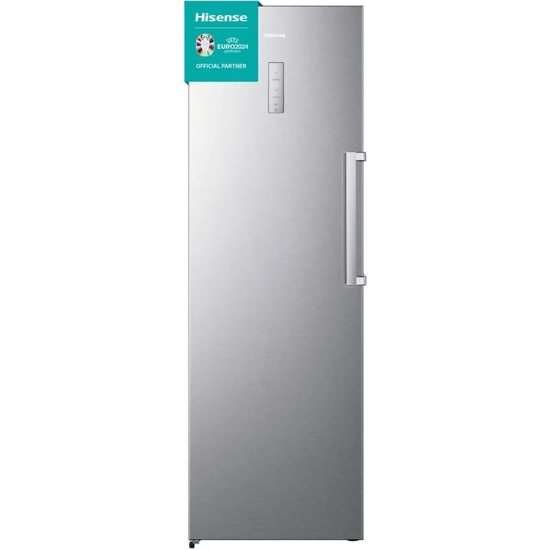 Congelador vertical Hisense FV354N4BIE, Inox, 186 cm, E