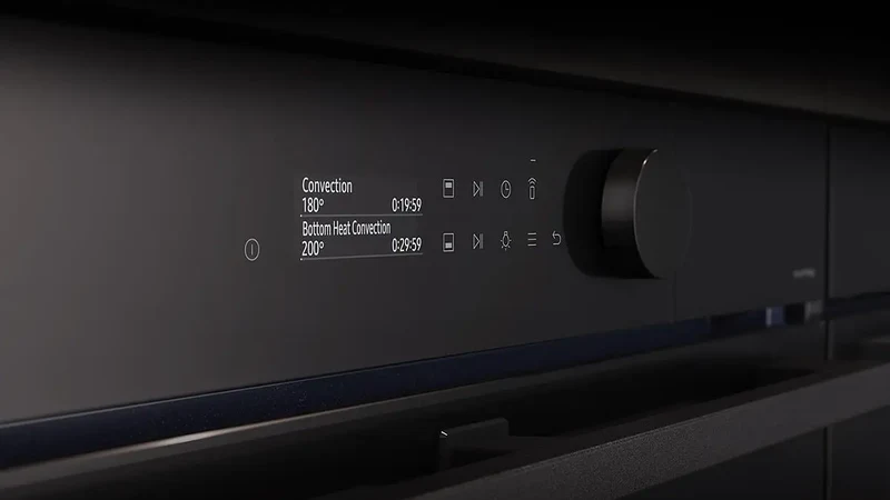 Horno - Samsung NV7B5750TDKU1, Multifunción, Pirolítico, Air Fry, 76l, 59.5 cm, Dual Cook Flex, WiFi, Negro