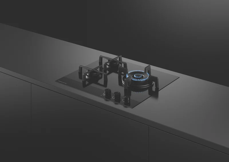 Fisher & Paykel 60cm Series 9 3 Burner Gas Cooktop, Natural Gas