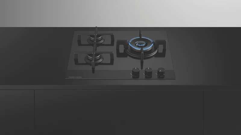 Fisher & Paykel 60cm Series 9 3 Burner Gas Cooktop, Natural Gas