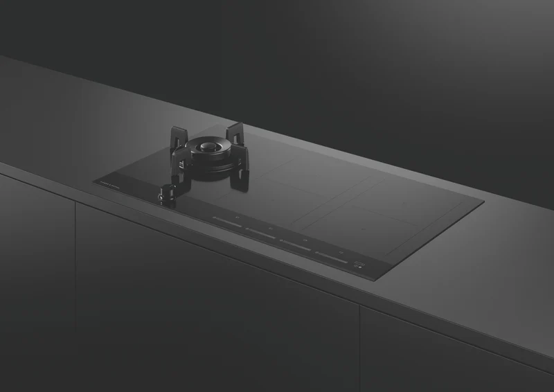 Fisher & Paykel 90cm Series 9 1 Burner + 4 Zone Hybrid Cooktop, 2 SmartZones, Natural Gas