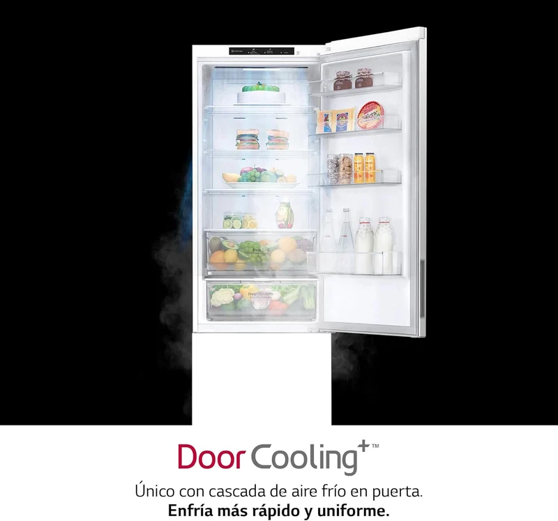 FRIFORIFICO COMBI LG GBP62SWNAC , Blanco, 203 cm, No Frost, CLASE ENERGÉTICA A