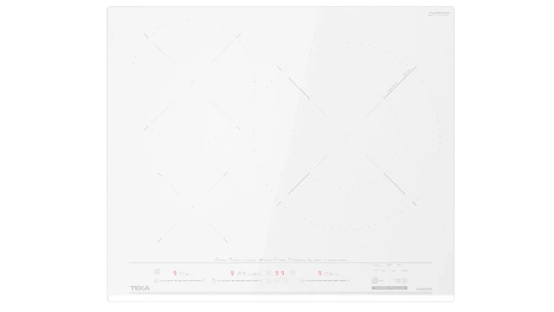 Vitroceramica Inducción Teka MESTREPAELLER IZC 63632 MPT WH, 3 zonas Cristal blanco
