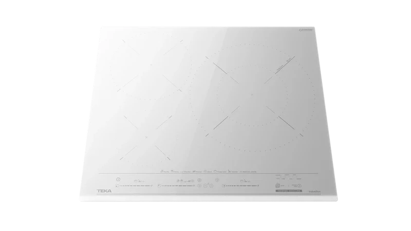 Vitroceramica Inducción Teka MESTREPAELLER IZC 63632 MPT WH, 3 zonas Cristal blanco