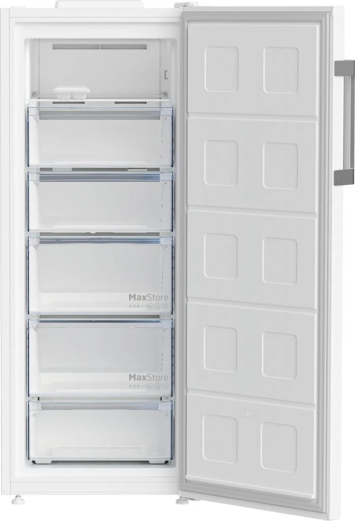 Congelador Vertical Beko B3RFNE274W, 152x60cm, NoFrost