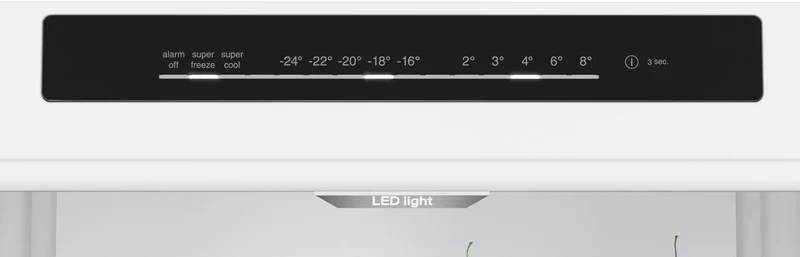 KGN392WCF Bosch Serie 4 Frigorífico combinado de libre instalación 203 x 60 cm Blanco