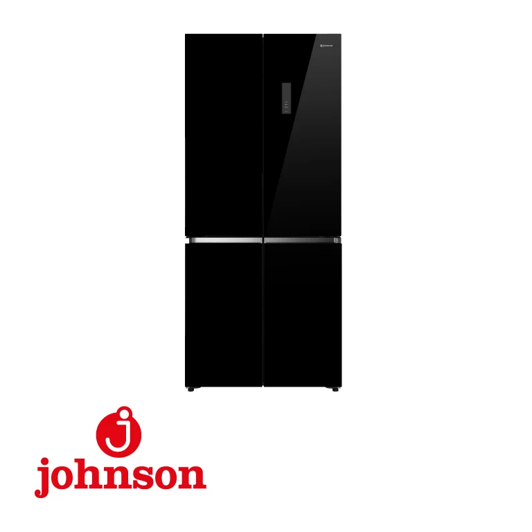 FRIGORÍFICO CUATRO PUERTAS 190x84 CLASE E CRISTAL NEGRO