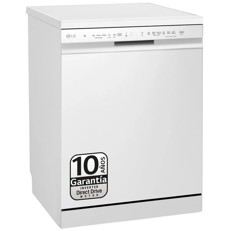 LAVAVAJILLAS LIBRE INSTALACIÓN BLANCO LG DF243FW 3º BANDEJA 60CM