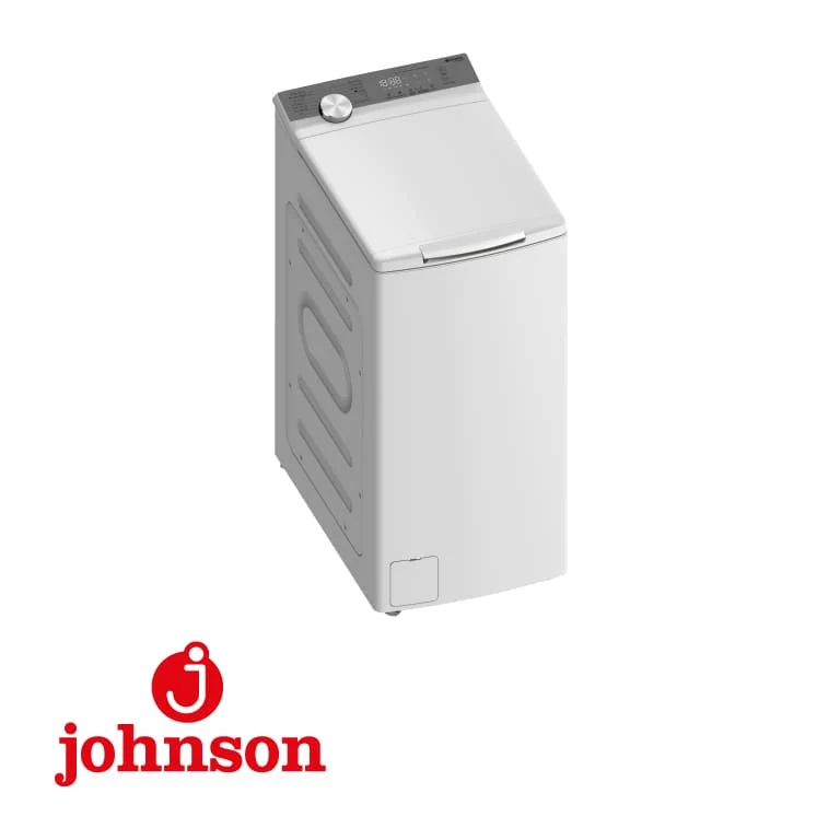 LAVADORA CARGA SUPERIOR JOHNSON CS 8KG 1300RPM NERVION CLASE A BLANCA