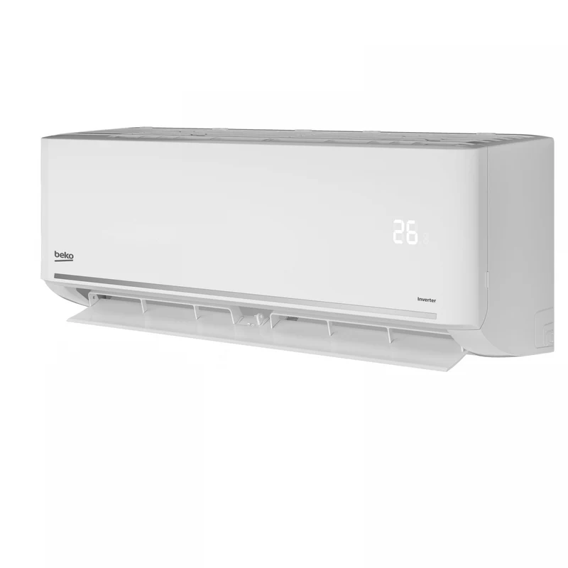 Aire acondicionado Split 1 x 1 - Beko BEHPI 125,Inverter, 3010 fg/h, 60 dB(A), Deshumidificación, Wifi, Blanco