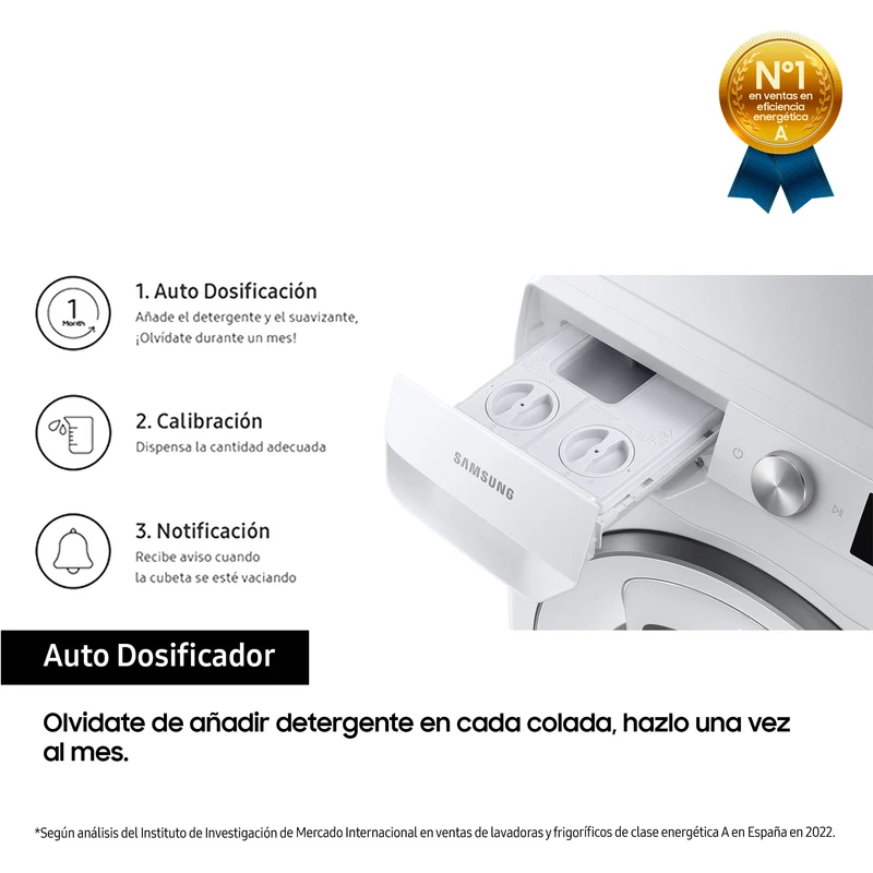 LAVADORA SAMSUNG WW90T684DHE 9KG 1400RPM BCA ATD AW
