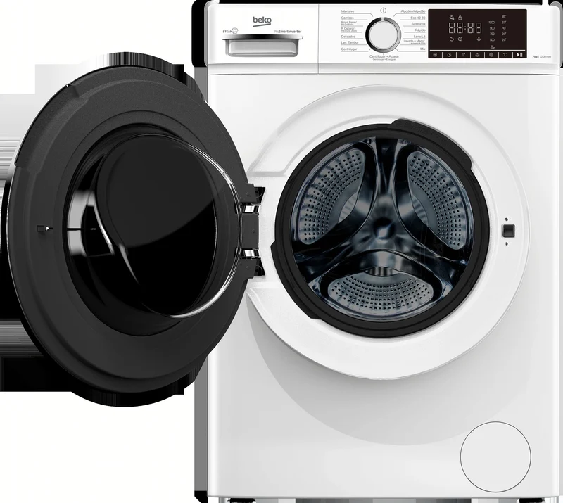 LAVADORA BEKO B1XW752WSPT 7KG 1200RPM BLANCO DISPLAY DIGITAL CLASE A 15 PROG MOTOR PROSMART INVERTER FUNCION WATER MODE