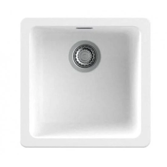 Nodor NorGranite 40.40 1B WH Fregadero encastrado bajo encimera Plaza Granito
