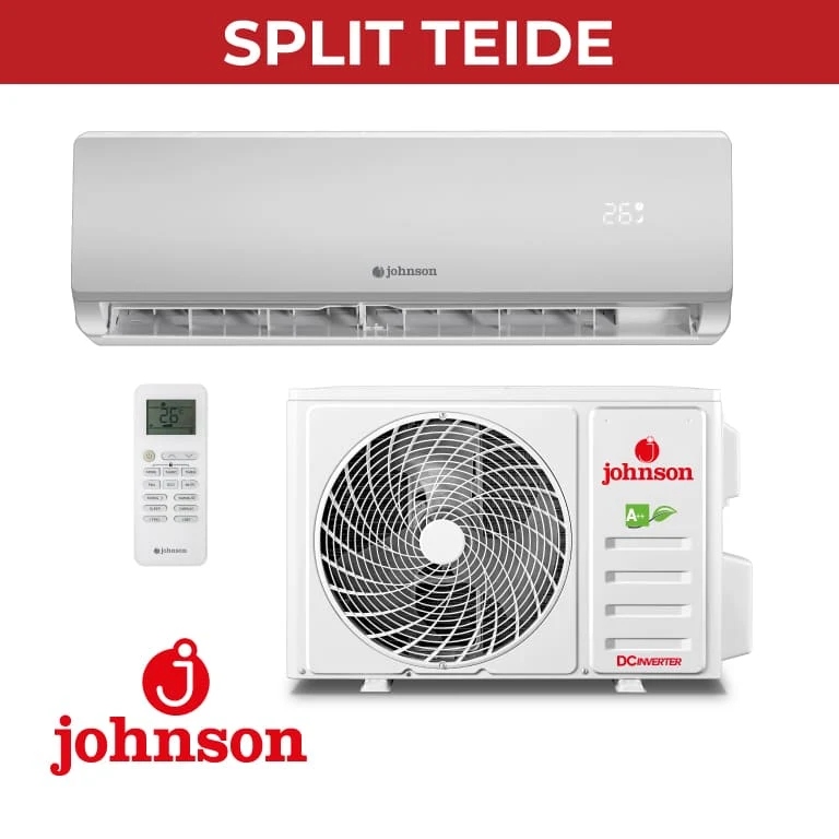 AIRE ACONDICIONADO CJTO SPLIT JOHNSON TEIDE 4386FG ( WIFI OPCIONAL) R32 A++ (INCLUYE INSTALACIÓN BÁSICA)