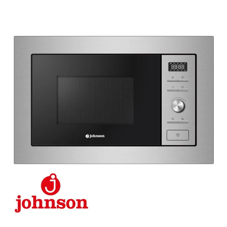 MICROONDAS ENCASTRE JOHNSON 28L GRILL DIGITAL CRISTAL INOX JOMI28XINT