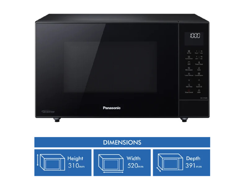 Panasonic 27L 1000W 4-in-1 Air Fryer Convection Microwave Oven