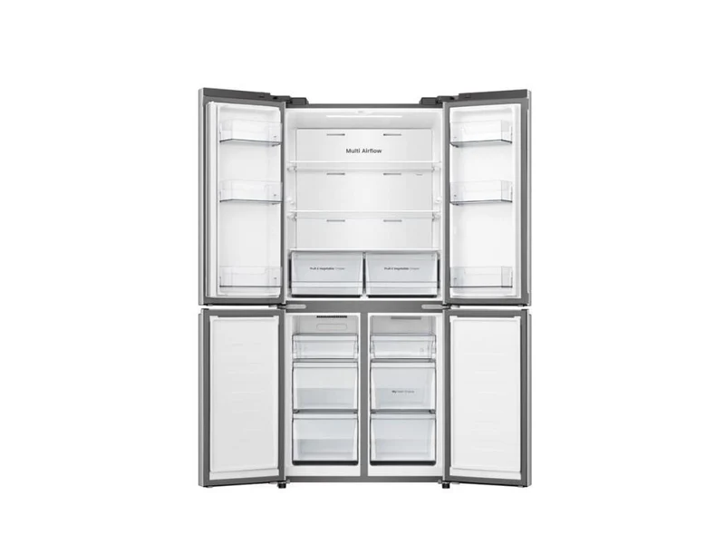 Frigorífico Americano 4 Puertas, Clase E , 483L, Cristal Blanco RQ5P470SETE