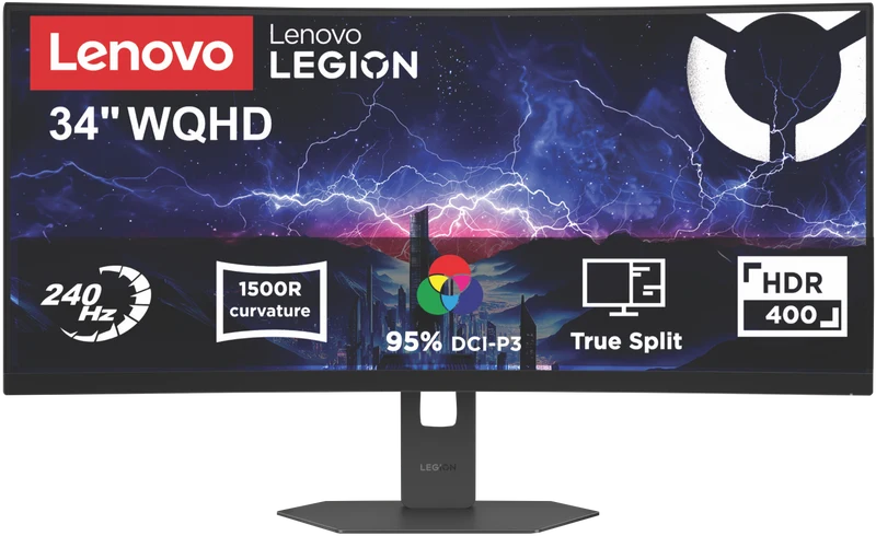 Lenovo Legion 34W-2c 34" WQHD Curved Gaming Monitor