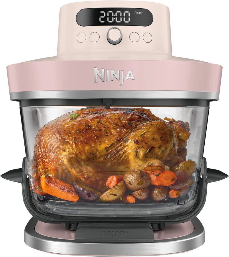 Ninja Crispi Pro 6-in-1 Countertop Glass Air Fryer Pink