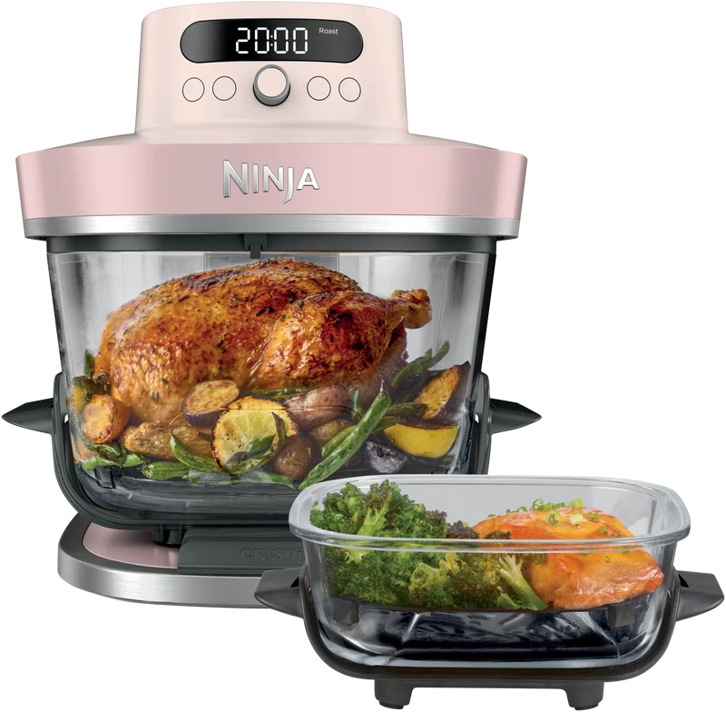Ninja Crispi Pro 6-in-1 Countertop Glass Air Fryer Pink