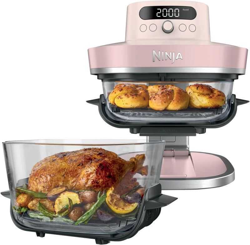 Ninja Crispi Pro 6-in-1 Countertop Glass Air Fryer Pink