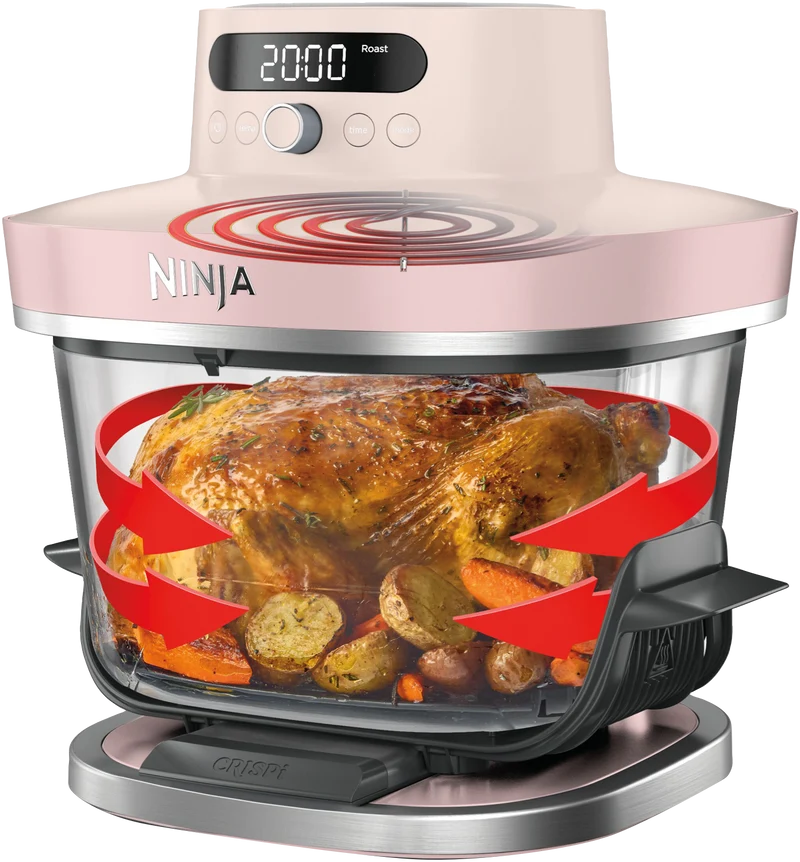 Ninja Crispi Pro 6-in-1 Countertop Glass Air Fryer Pink