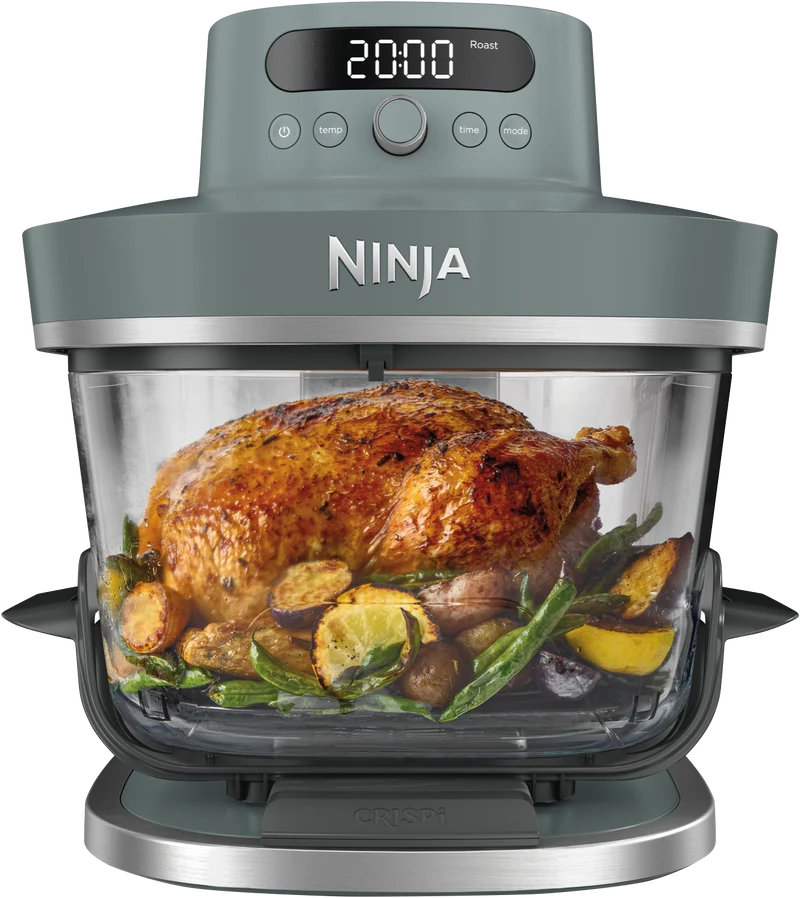 Ninja Crispi Pro 6-in-1 Countertop Glass Air Fryer Sage Green