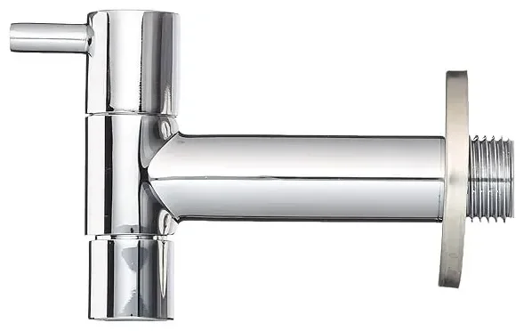 TRES 03450101 grifo para jardín con aireador con acabado cromado para pared especial Basic TRES