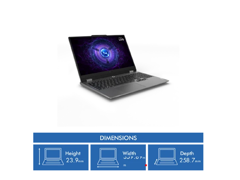 Lenovo LOQ 15.6" i5 16GB 512GB RTX 3050 Gaming Laptop