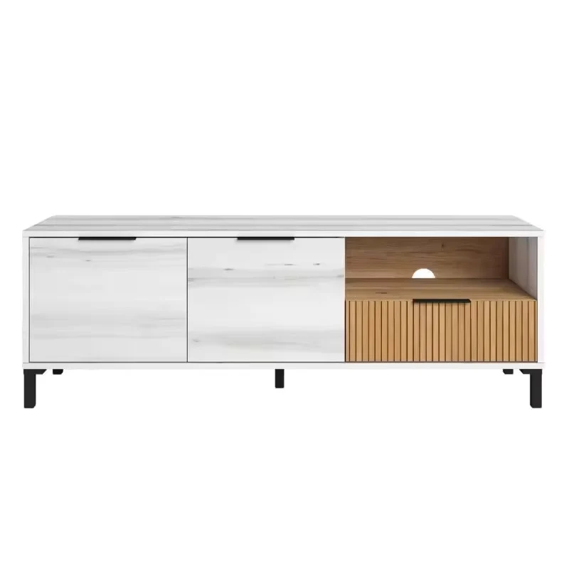 MÓDULO TV 1 CAJÓN + 2 PUERTAS + HUECO "TOKIO" || [MONTAJE INCLUIDO]