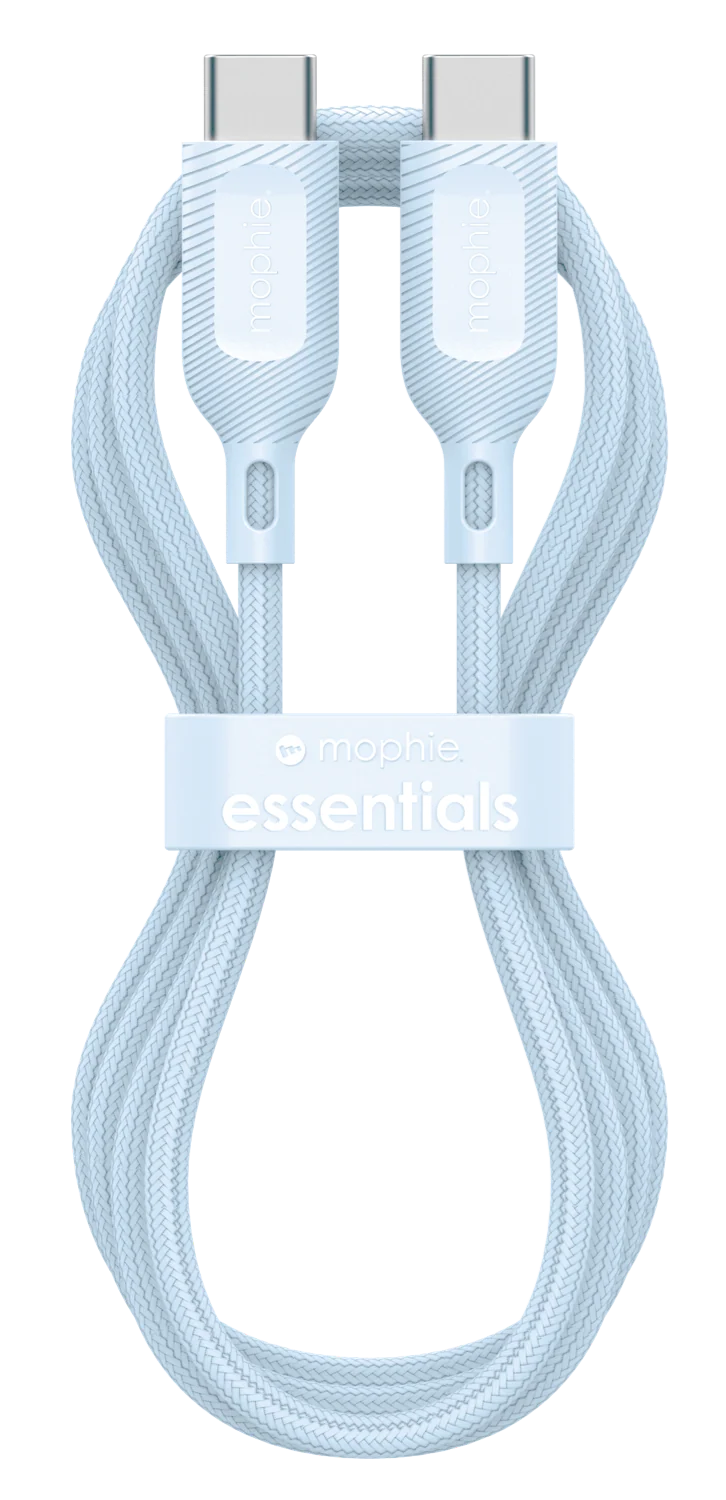 Mophie Essential USB-C-C Cable (60W) Braided 2M Blue