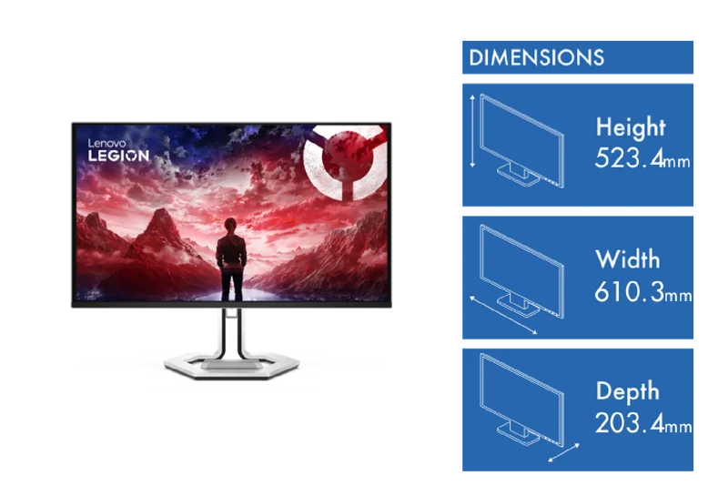Lenovo Legion Pro 27Q-10 27" QHD OLED Gaming Monitor