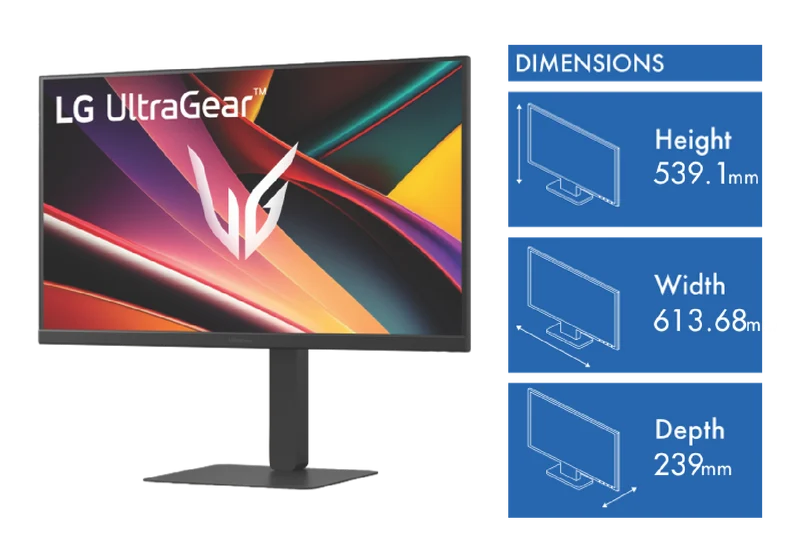 LG 27" QHD 300Hz 1ms IPS HDR400 USB-C Gaming Monitor
