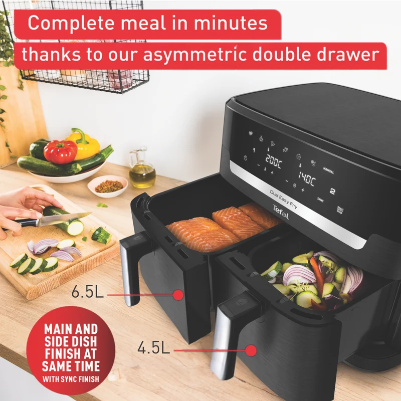 Tefal 11 Litre XXXL Dual Easy Fry Air Fryer