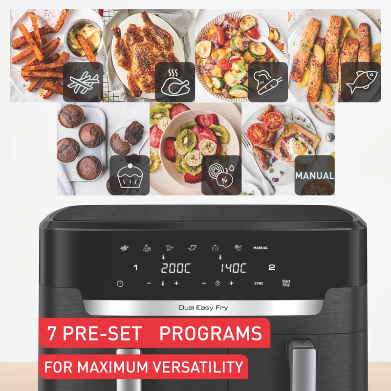 Tefal 11 Litre XXXL Dual Easy Fry Air Fryer