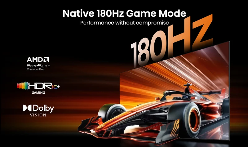 Hisense 65'' UR8SAU 4K RGB MiniLED 180Hz Smart AI TV 2026