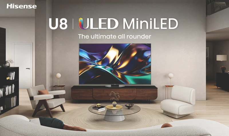 Hisense 85" U85AU 4K ULED MiniLED Hi-QLED 165Hz Smart AI TV 2026