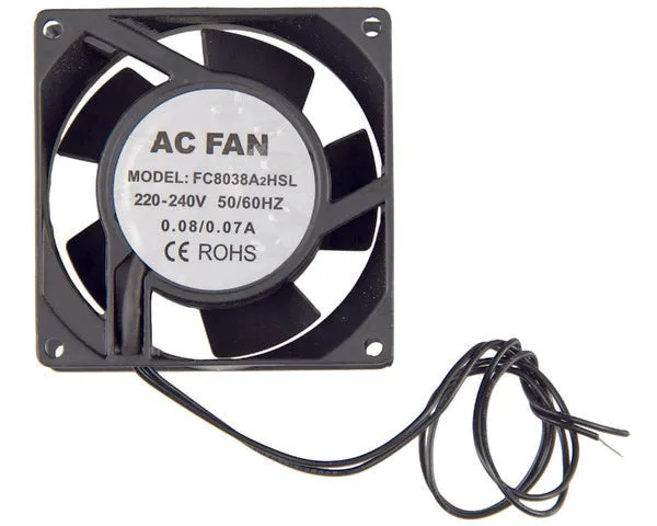 Motor ventilador 80x80x38,5 mm 15w