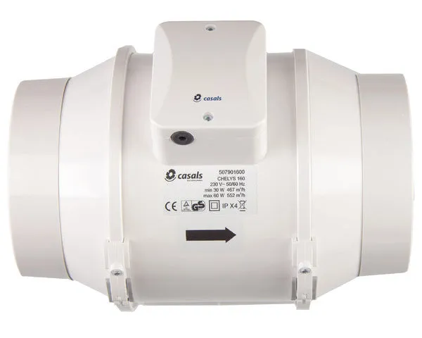 Casals ventilador inline chelys 315