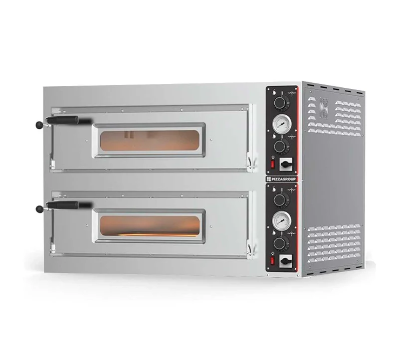 PIZZAGROUP - HORNO PIZZA ENTRY MAX 8 ELÉCTRICO - 2 CÁMARAS - 8 PIZZAS Ø 33CM