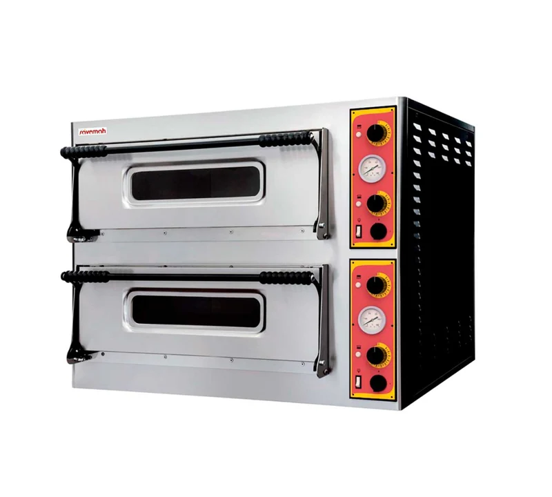 SAVEMAH - HORNO PIZZA BASIC XL 44 ELÉCTRICO - 2 CÁMARAS - 8 PIZZAS Ø 35CM