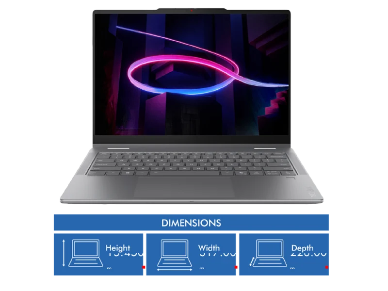 Lenovo Yoga 7 14" Copilot+ Core Ultra 5 Series 3 16GB 1TB Touch 2-in-1 Laptop