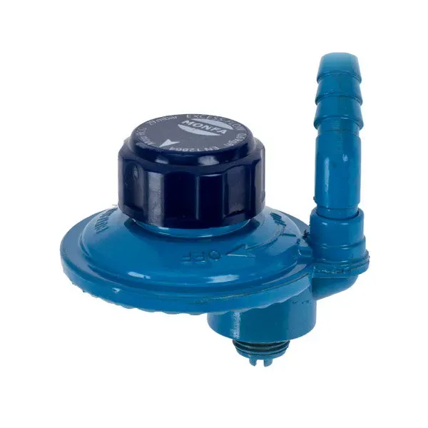 Regulador de gas para camping gas 29 mbar estándar con rosca M16x1,5