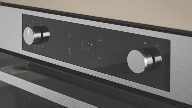 Haier 500 Series 60cm Pyrolytic Oven, 12 Function, Ary Fry, Steam Assist, Stainless Steel
