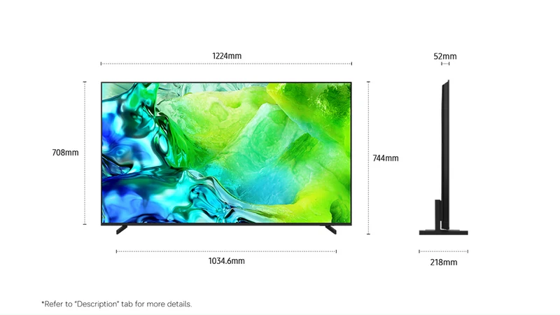 Samsung 55" QN80H NEO QLED 4K Mini LED Smart AI TV 2026