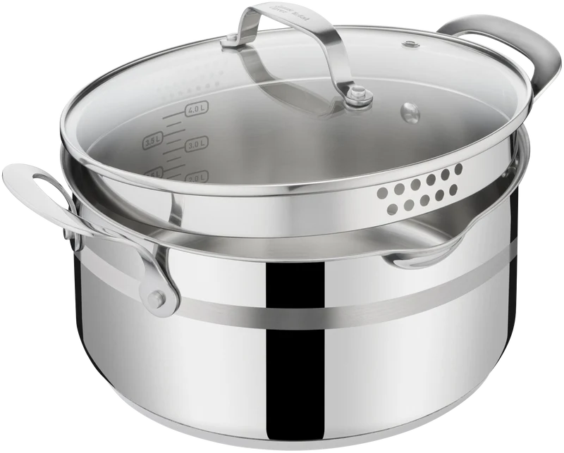 Tefal Jamie Oliver by Tefal Cook Smart Induction Stainless Steel 5pc Uncoated Set