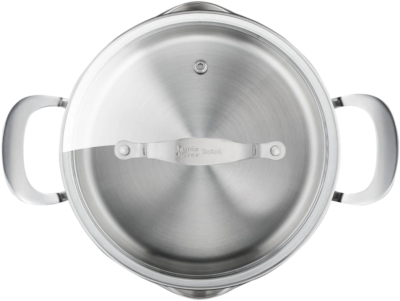 Tefal Jamie Oliver by Tefal Cook Smart Induction Stainless Steel 5pc Uncoated Set