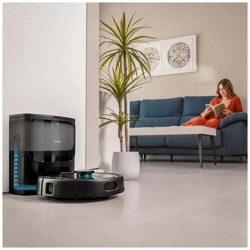 Robot Aspirador 4 en 1 con Succión 10.000 Pa y Navegación Láser para Mascotas de Cecotec